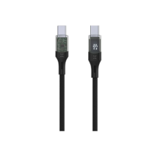 Fixed , Cable USB-C/USB-C with display, PD support, 1.2m, USB 2.0, 100W , FIXDD-CC12-BK