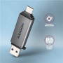 AXAGON Mobile USB 3.2 Gen 1 MINI card reader with USB-C and USB-A connectors , CRE-DAC