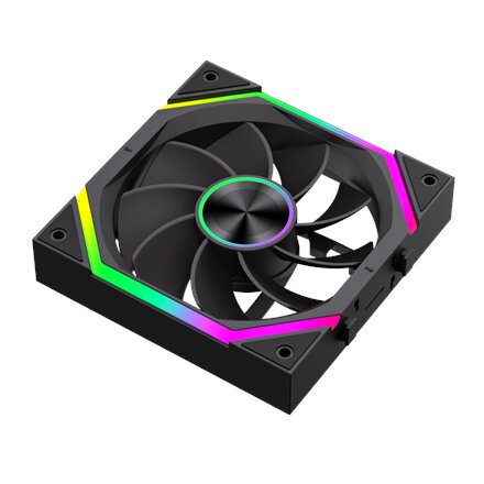 Gamemax FN12A-N2 WL-R , Case fan , Black