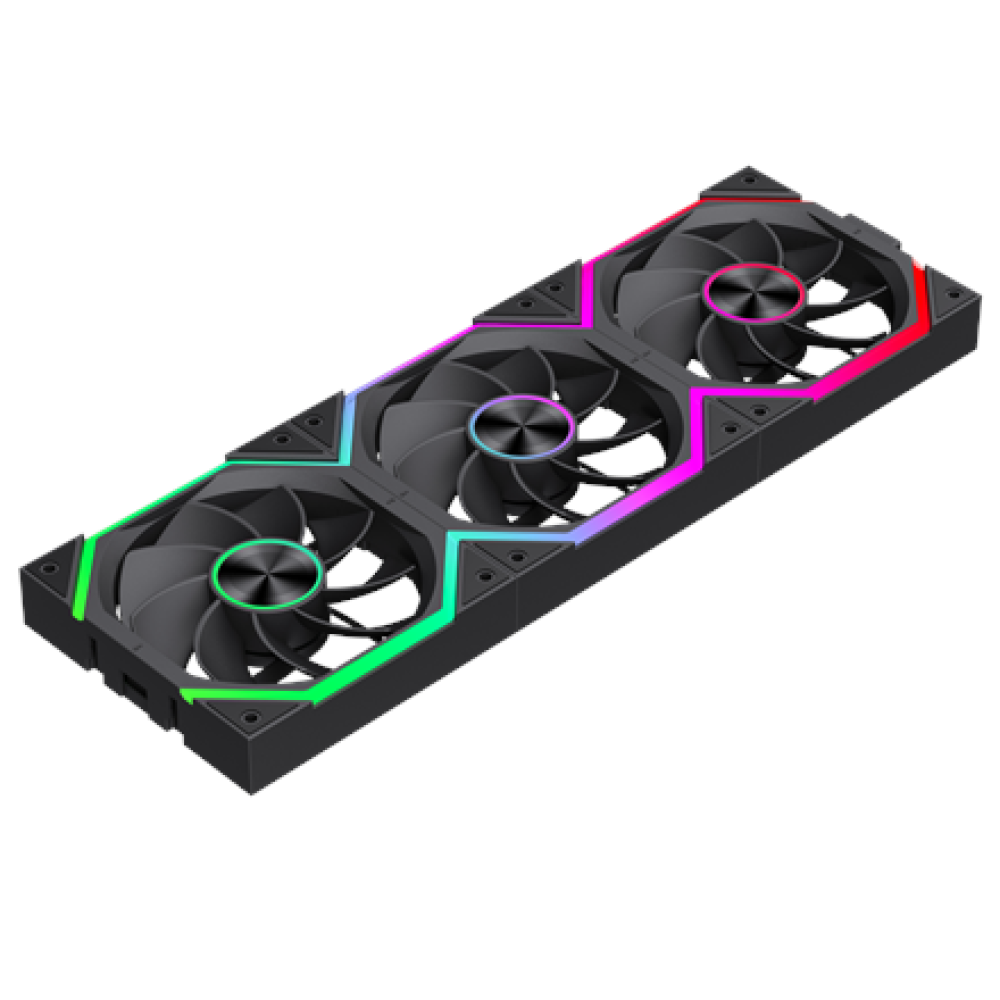 Gamemax FN12A-N2 WL-R , Case fan , Black