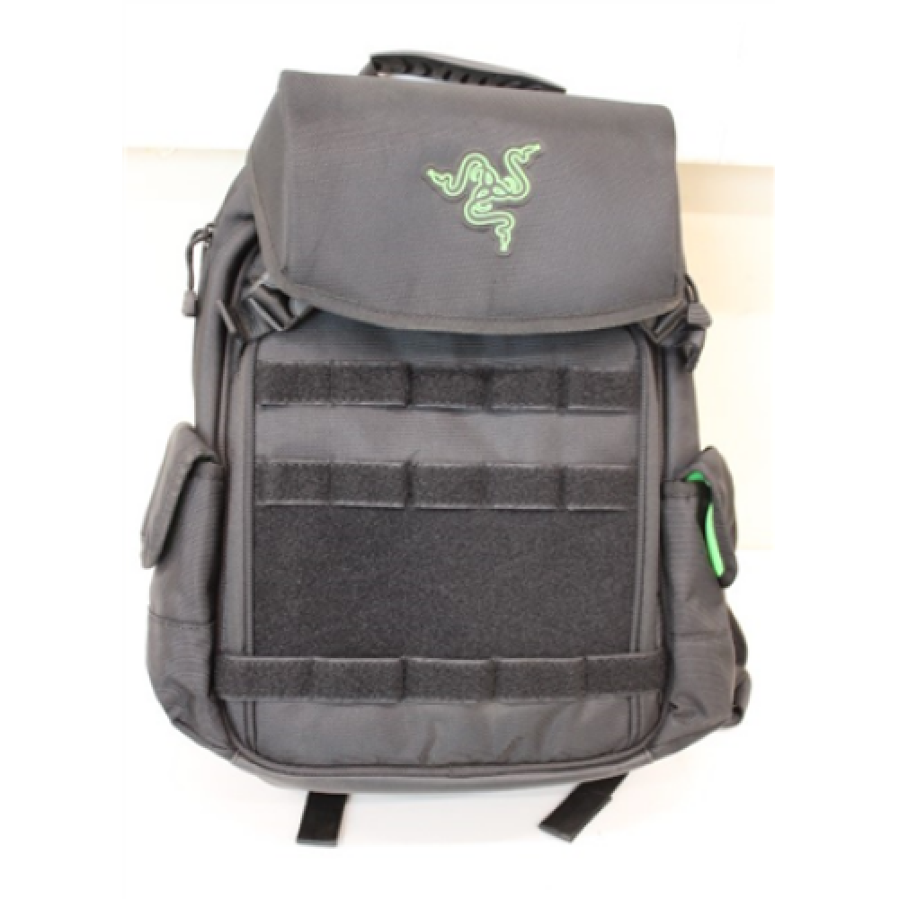 SALE OUT. , Razer , Tactical , Fits up to size 14 , Backpack , Black/Green , DEMO , Shoulder strap