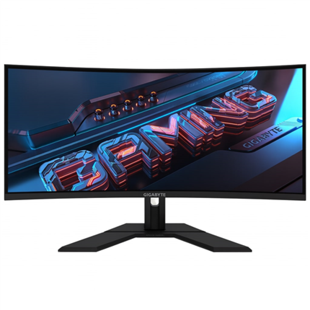 Gigabyte , GS34WQC A , 34 , SS VA , WQHD , 120 Hz , 1 ms , 3440 x 1440 pixels , 300 cd/m² , HDMI ports quantity 1