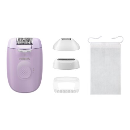 Philips Epilator , BRE257/00 Series 4000 , Number of power levels 2 , Purple