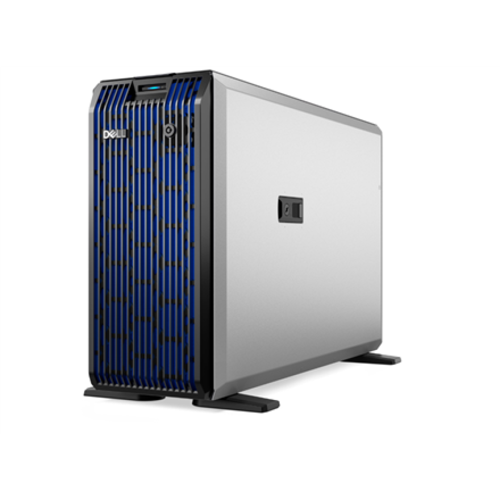 Dell T360 , PowerEdge , Tower , Intel Xeon , 1 , E-2434 , 4C , 8T , 3.4 GHz , 1x16GB/1x2TB , Up to 8 x 3.5 , Hot-swap drive bays , PERC H355 , Power supply 2x700 W , No OS , Warranty Basic NBD, 36 month(s)