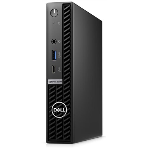 Dell OptiPlex 5000 Desktop PC, Micro, Intel Core i5, i5-12500T, Internal memory 16 GB, DDR4 Non-ECC, SSD 512 GB, Intel HD Graphics, No Optical Drive, Keyboard language No keyboard, Windows 11 Pro, Warranty Basic Onsite, 36 month(s)