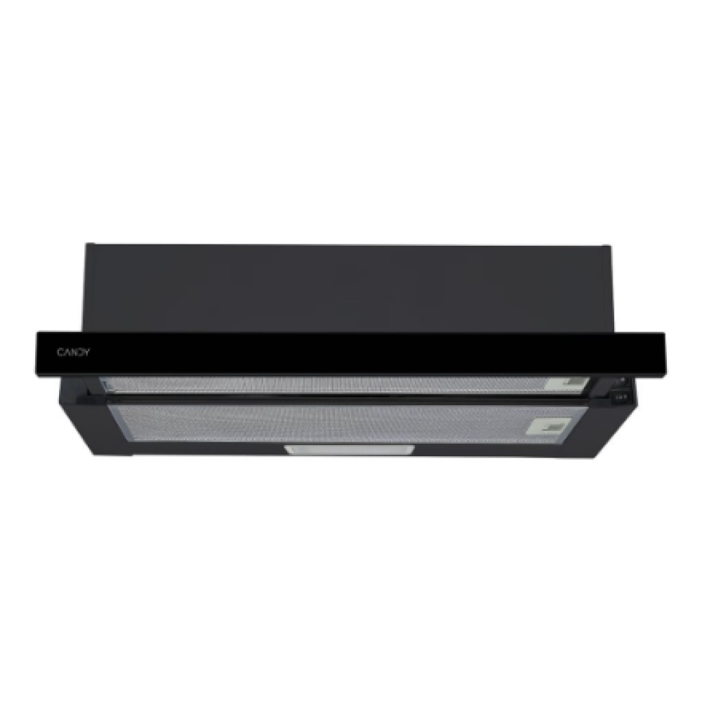 Candy Hood , CBT60RBG , Telescopic , Energy efficiency class C , Width 60 cm , 402 m³/h , Mechanical , LED , Black