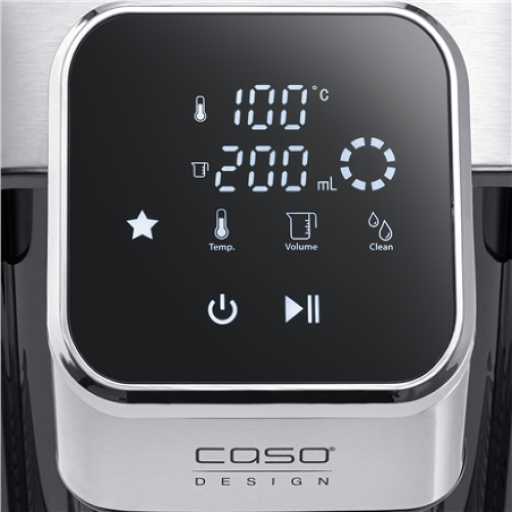 Caso Turbo Hot Water Dispenser , HW 770 Advanced , Water Dispenser , 2600 W , 2.7 L , Plastic/Stainless Steel , Black/Stainless Steel