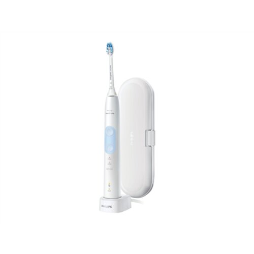 Philips , Sonicare ProtectiveClean 5100 Electric Toothbrush , HX6859/29 , Rechargeable , For adults , Number of brush heads included 2 , Number of teeth brushing modes 3 , Sonic technology , White/Light Blue