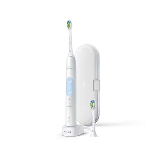 Philips , Sonicare ProtectiveClean 5100 Electric Toothbrush , HX6859/29 , Rechargeable , For adults , Number of brush heads included 2 , Number of teeth brushing modes 3 , Sonic technology , White/Light Blue