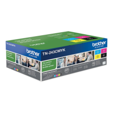 Brother TN-243CMYK, Toner Value Pack , Brother TN243CMYK , Brother TN243CMYK Value Pack - 4-pack - black, yellow, cyan, magenta - original - toner cartridge , Toner cartridge , Black, yellow, cyan, magenta