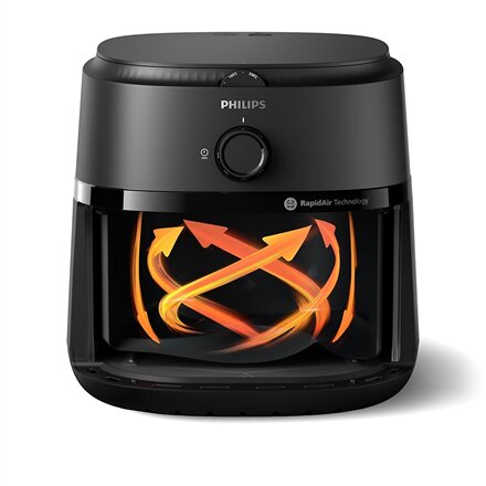 Philips Airfryer , NA130/00 1000 series , Power 1700 W , Capacity 6.2 L , Rapid Air technology , Black