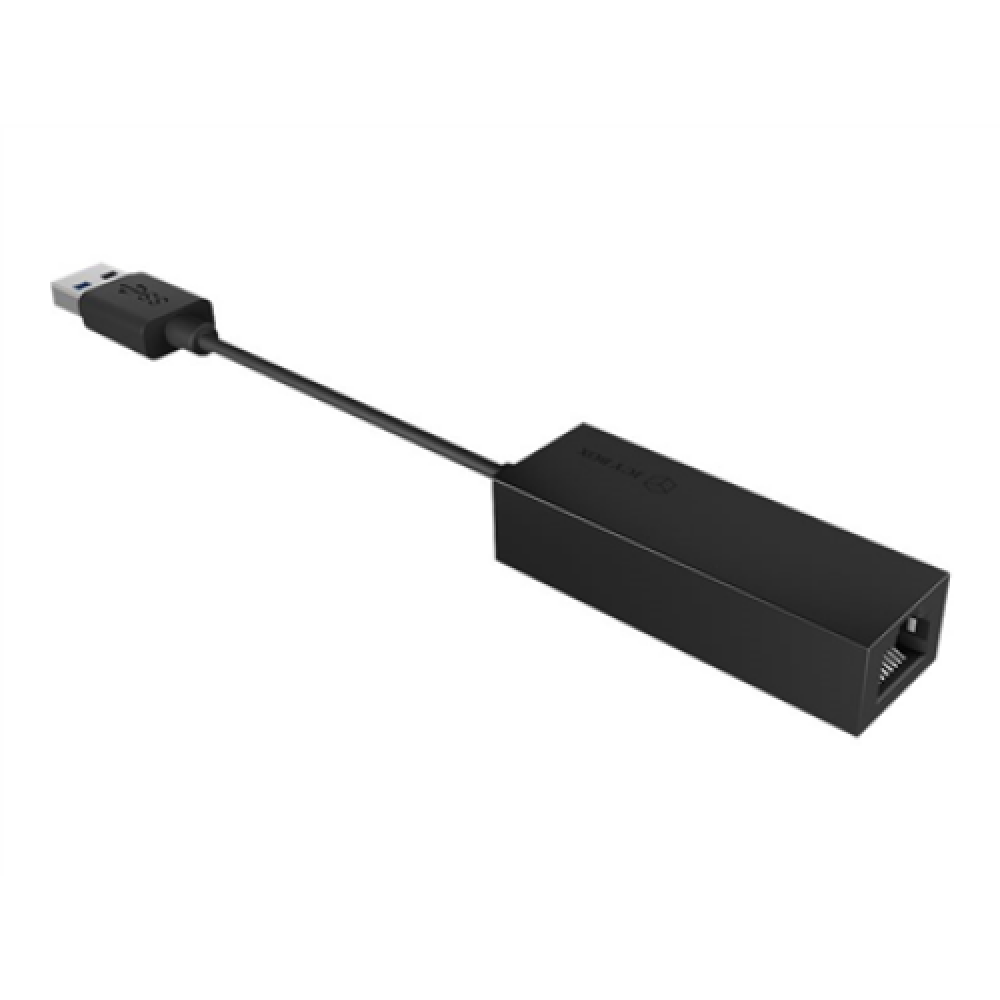 Raidsonic , USB 3.0 (A-Type) to Gigabit Ethernet Adapter , IB-AC501a