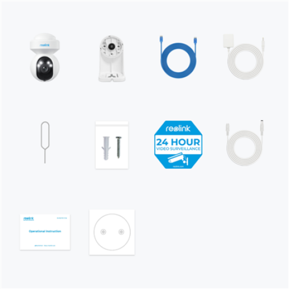 Reolink , 4K Smart WiFi Camera with Auto Tracking , E Series E560 , PTZ , 8 MP , 2.8-8mm , IP65 , H.265 , Micro SD, Max. 512 GB