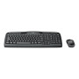 Logitech MK330 , Keyboard and Mouse Set , Wireless , Mouse included , US International , Black