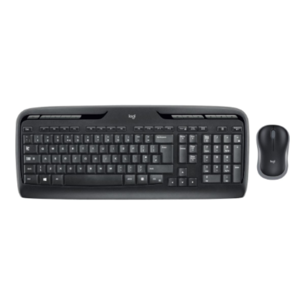 Logitech MK330 , Keyboard and Mouse Set , Wireless , Mouse included , US International , Black , 2.4 GHz