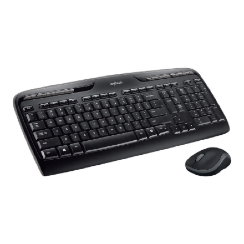 Logitech MK330 , Keyboard and Mouse Set , Wireless , Mouse included , US International , Black , 2.4 GHz