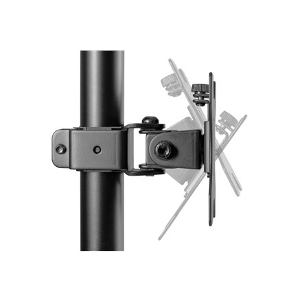 Digitus Desk Mount , DA-90438 , Adjustable Height, Rotate, Tilt, Swivel , 17-32 , Maximum weight (capacity) 2x8 kg , Black