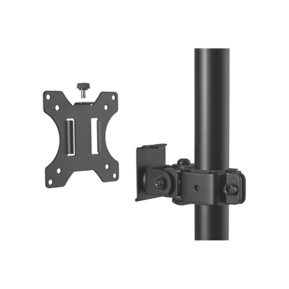 Digitus Desk Mount , DA-90438 , Adjustable Height, Rotate, Tilt, Swivel , 17-32 , Maximum weight (capacity) 2x8 kg , Black