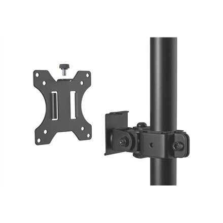 Digitus Desk Mount , DA-90438 , Adjustable Height, Rotate, Tilt, Swivel , 17-32 , Maximum weight (capacity) 2x8 kg , Black