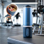 Cecotec Blender , Power Titanium Shake2Go , Portable , 180 W , Jar material BPA-free , Jar capacity 0.6 L , Dark Steel