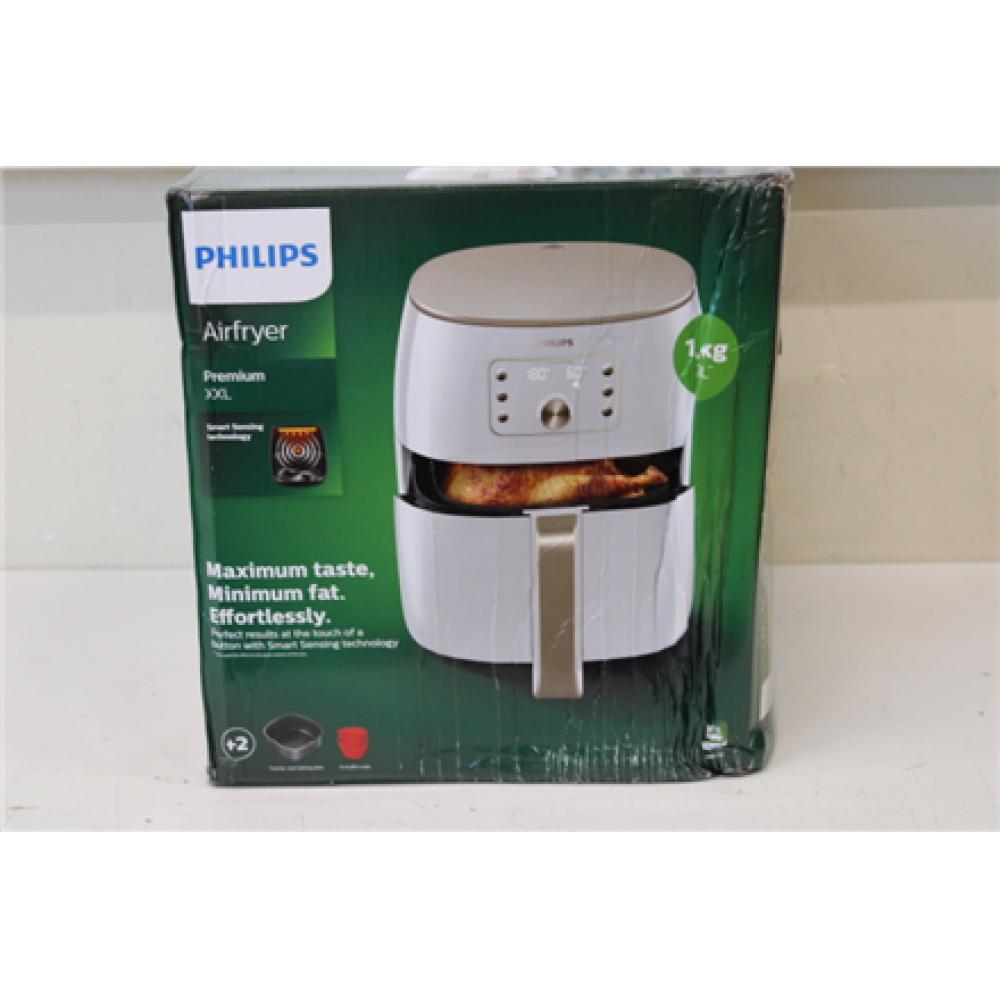 SALE OUT. Philips HD9870/20 Premium Airfryer XXL, 2225W, 7.3l, White Champagne , Philips , Airfryer XXL , HD9870/20 Premium , Power 2225 W , Capacity 7.3 L , Smart Sensing Technology , White Champagne , DAMAGED PACKAGING
