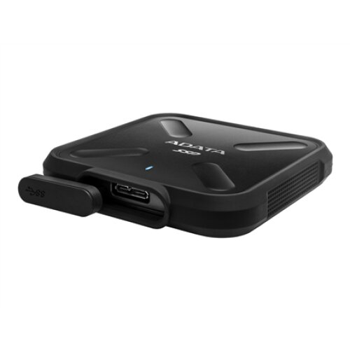 ADATA , External SSD , SD700 , 1000 GB , USB 3.1 , Black , Quality 3D NAND Flash. IP68 dust/water proof plus military-grade shockproof.