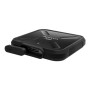 ADATA , External SSD , SD700 , 1000 GB , USB 3.1 , Black , Quality 3D NAND Flash. IP68 dust/water proof plus military-grade shockproof.