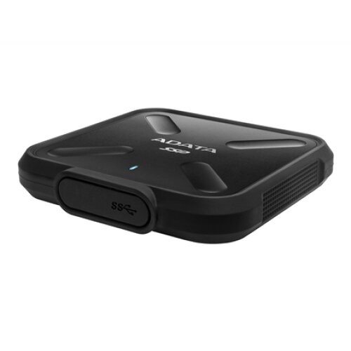ADATA , External SSD , SD700 , 1000 GB , USB 3.1 , Black , Quality 3D NAND Flash. IP68 dust/water proof plus military-grade shockproof.