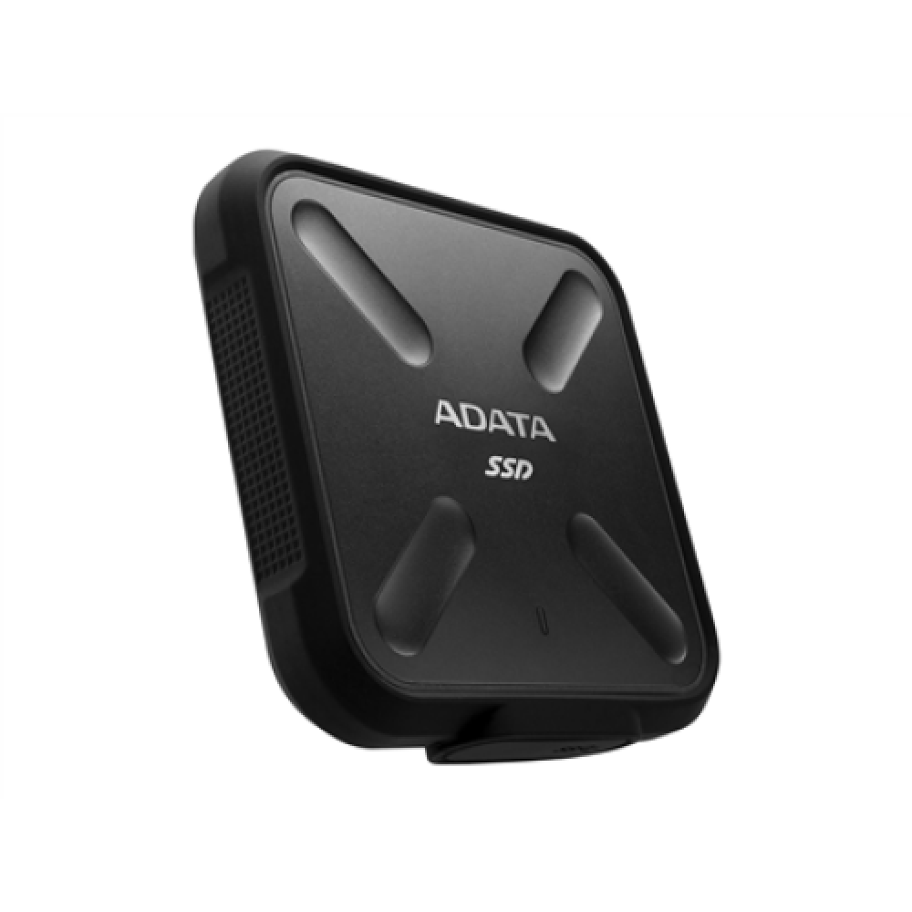 ADATA , External SSD , SD700 , 1000 GB , USB 3.1 , Black , Quality 3D NAND Flash. IP68 dust/water proof plus military-grade shockproof.