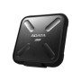 ADATA , External SSD , SD700 , 1000 GB , USB 3.1 , Black , Quality 3D NAND Flash. IP68 dust/water proof plus military-grade shockproof.