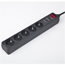 EnerGenie , Surge Protector SPG5-C-10/ 3 m/ 5 Sockets/ Black