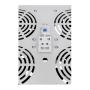 SOMI Networks , Four-fan unit for stand cabinets for 19 frame , VENT-4F , Grey , Airflow 564m3 /h; Cable Schuko 1.5m; Optional Thermostat is not Included; Noise level: 46dB