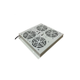 SOMI Networks , Four-fan unit for stand cabinets for 19 frame , VENT-4F , Grey , Airflow 564m3 /h; Cable Schuko 1.5m; Optional Thermostat is not Included; Noise level: 46dB