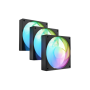 Fury Sai S12 ARGB PWM, 3-pack , Fan , Black
