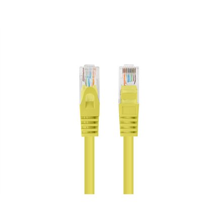 Lanberg Patchcord CAT.6 UTP 1.5M fluke passed 10-pack, Yellow , PCU6-20CC-0150-Y