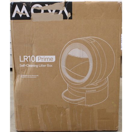 SALE OUT. , MOVA Smart Self-Cleaning Cat Litter Box , MeowgicPod LR10A , White , DAMAGED PACKAGING, DEMO , 24 month(s)