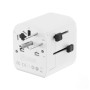 Gembird EU to Universal travel power adapter, 12W , TPA-EU2A12-01-W , 5 V