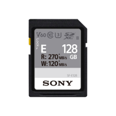 Sony , UHS-II SDXC Memory Card , SF-E , 128 GB , SDXC , Flash memory class 10, U3, V60 Sony , UHS-II SDXC Memory Card , SF-E , 128 GB , SDXC , Flash memory class 10, U3, V60