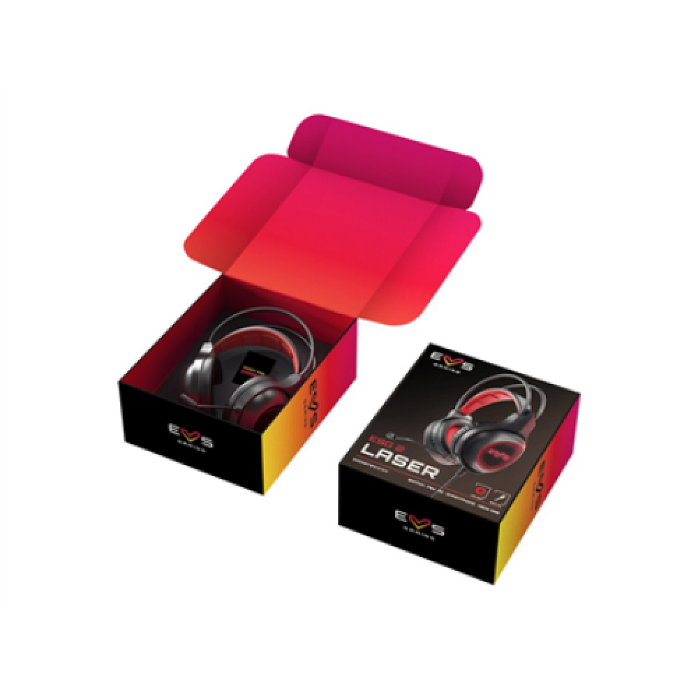 Energy Sistem Headphones ESG 2 Laser, Red LED Light Energy Sistem , ESG 2 Laser , Headphones , Wired , Over-Ear , Microphone , Red