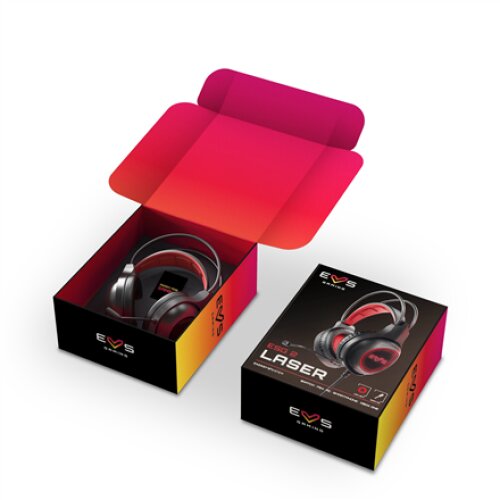 Energy Sistem Headphones ESG 2 Laser, Red LED Light Energy Sistem , ESG 2 Laser , Headphones , Wired , Over-Ear , Microphone , Red