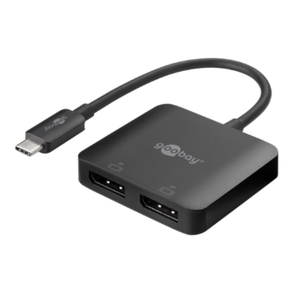 Goobay USB-C Adapter to 2x DisplayPort , 60171