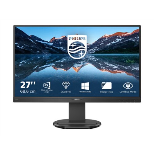 Philips , USB-C Monitor , 276B9/00 , 27 , IPS , QHD , 16:9 , 75 Hz , 4 ms , 2560 x 1440 pixels , 350 cd/m² , HDMI ports quantity 1 , Black