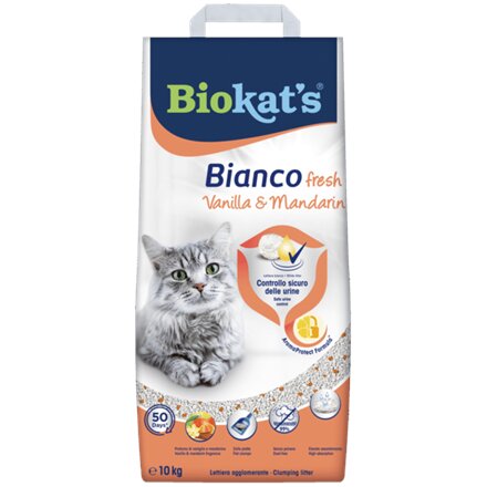 Biokats , Cat litter: Fresh Vanilla Mandarin, 10kg , 110304