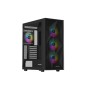 Genesis Gaming PC Case , Diaxid 605 ARGB , Black , Midi Tower , Power supply included No