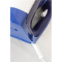 SALE OUT. TEFAL FV2838E0 Steam Iron, Water Tank 0.27 L, Countinuous Steam 40 g/min, Blue/White , TEFAL FV2838E0 , Steam Iron , 2400 W , Water tank capacity 270 ml , Continuous steam 40 g/min , Blue/White , DAMAGED PACKAGING, BROKEN CORPUS ON SIDE