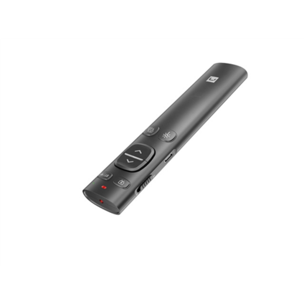 Natec Laser Point Presenter, Warbler 2, Wireless, Grey