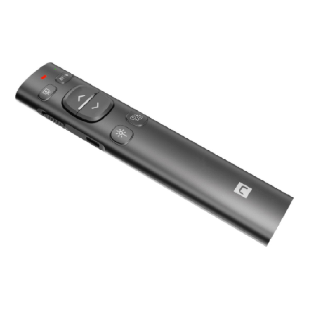 Natec Wireless Laser Point Presenter , Warbler 2 , Gray , Interfaca: 2.4 GHz, Bluetooth compatibility; Range: 10m; Laser color: Red; Battery capacity: 300 mAh