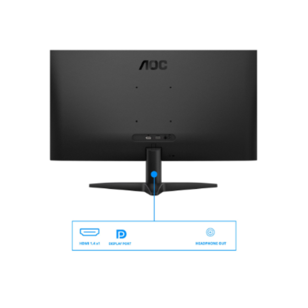 AOC , 27B36X , 27 , IPS , FHD , 16:9 , 144 Hz , 4 ms , 1920 x 1080 pixels , 300 cd/m² , HDMI ports quantity 1 , Black