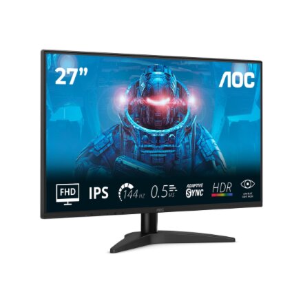 AOC , 27B36X , 27 , IPS , FHD , 16:9 , 144 Hz , 4 ms , 1920 x 1080 pixels , 300 cd/m² , HDMI ports quantity 1 , Black