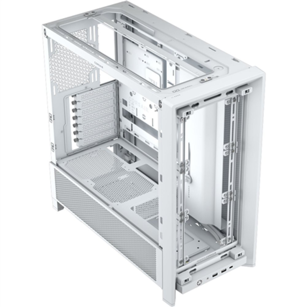 Corsair PC Case , Frame 4000D Modular , White , Mid-Tower , Power supply included No